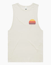 Friends Like The Sun Men's Muscle Tank- Natural
