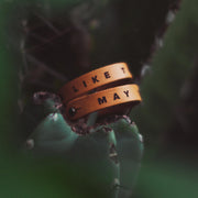 Friends Like The Sun Leather Bracelet