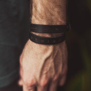 From Beginning To End Leather Bracelet
